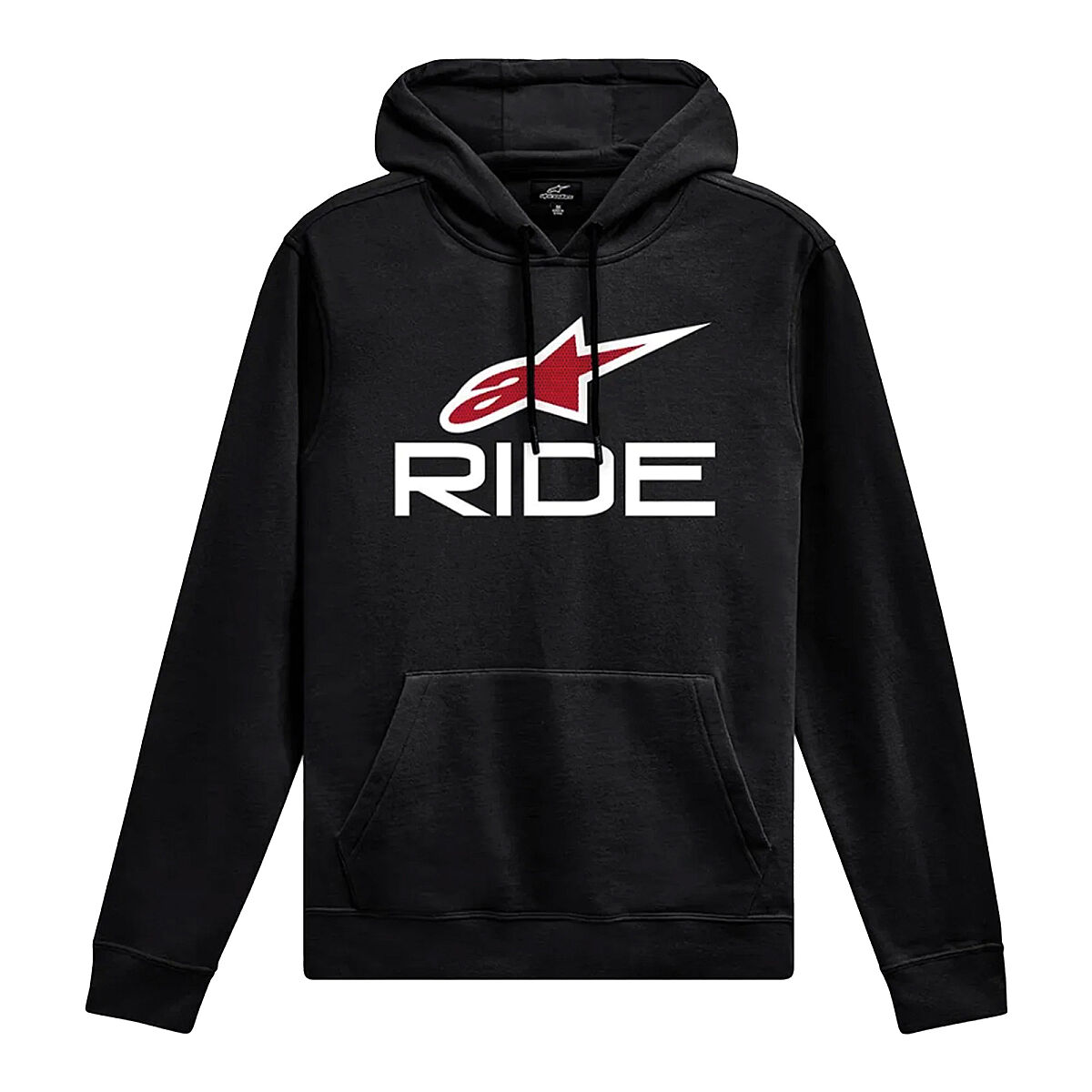 پوشاک روزمره موتور Alpinestars Ride V3 هودی کلاه‌دار سویشرت مشکی / سفید