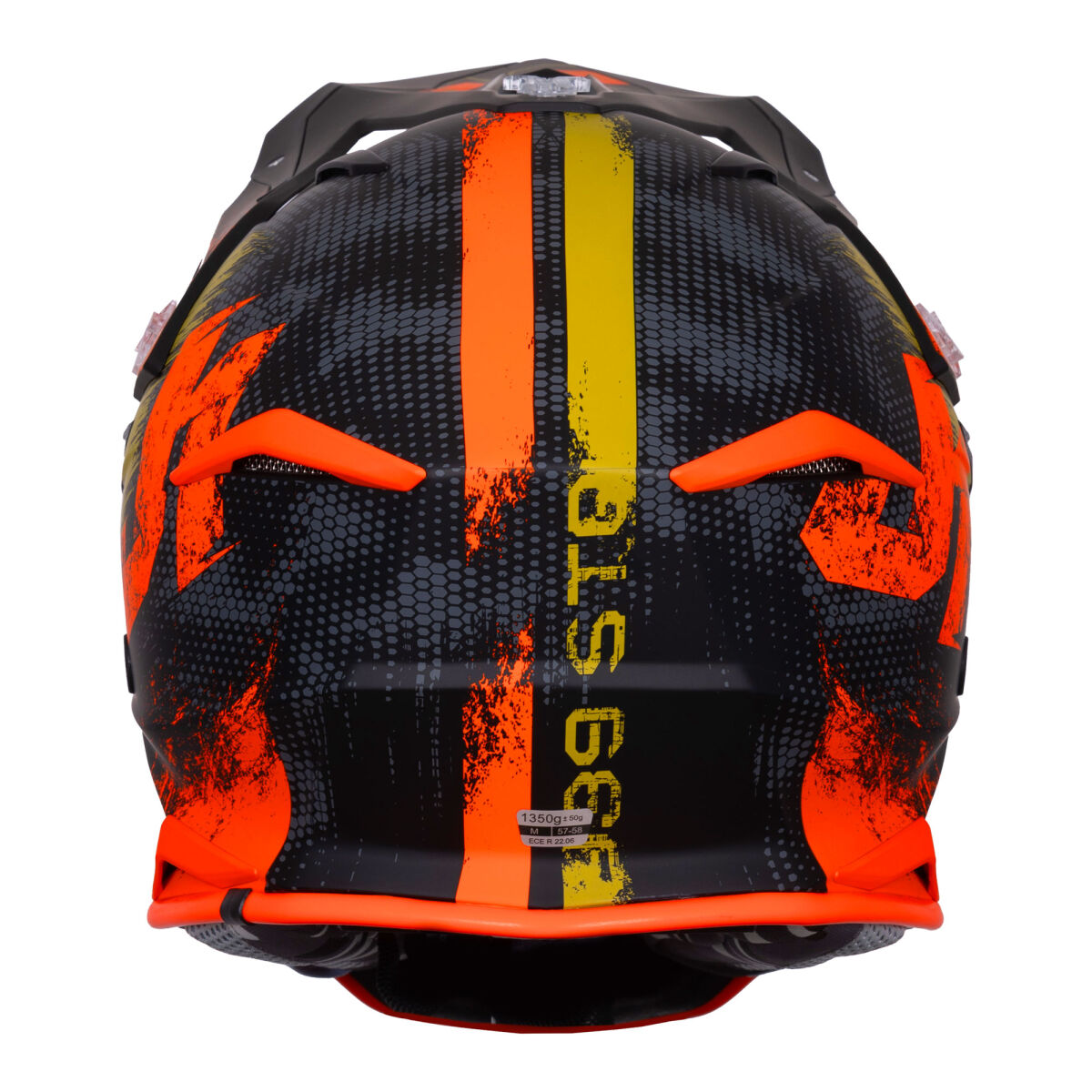 Just1 J39 Storm Off-Road Kaskı Siyah / Oranj