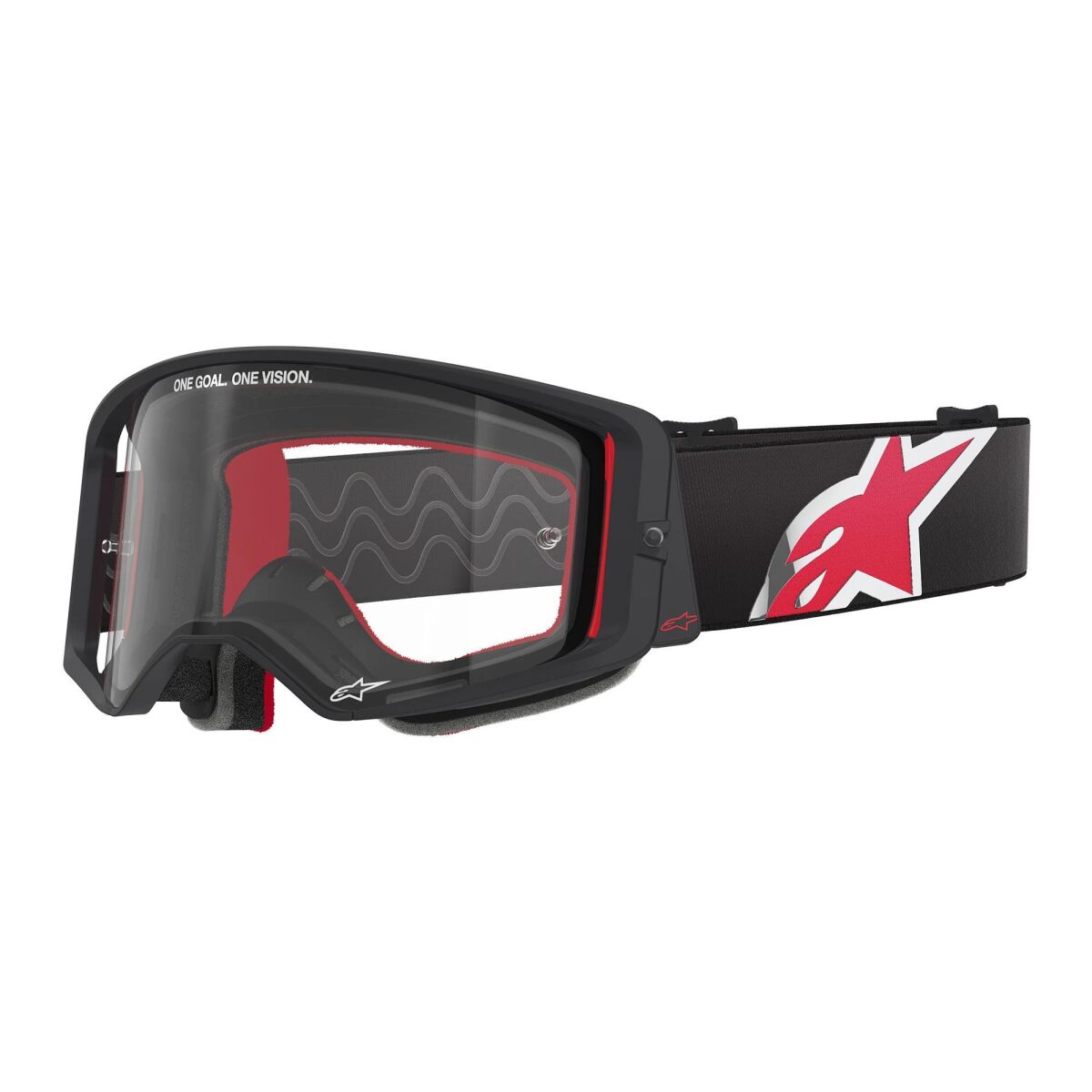 تجهیزات آفرود Alpinestars Supertech Corp عینک کراس عینک مشکی / قرمز