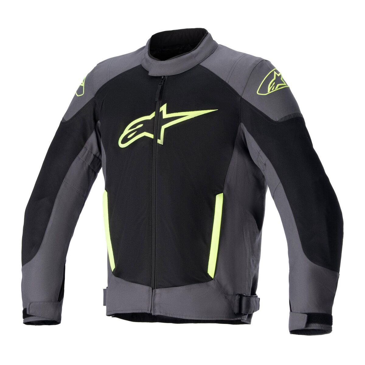 کاپشن موتورسیکلت Alpinestars T-SP X SuperAir تابستانه محافظ‌دار مشکی / خاکستری / زرد