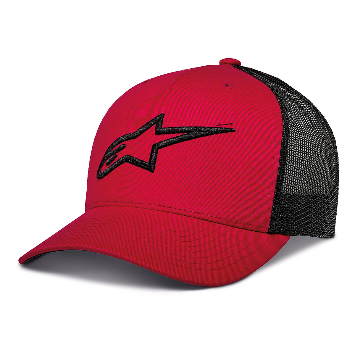 پوشاک روزمره موتور Alpinestars Ageless Trucker کلاه کپ قرمز / مشکی