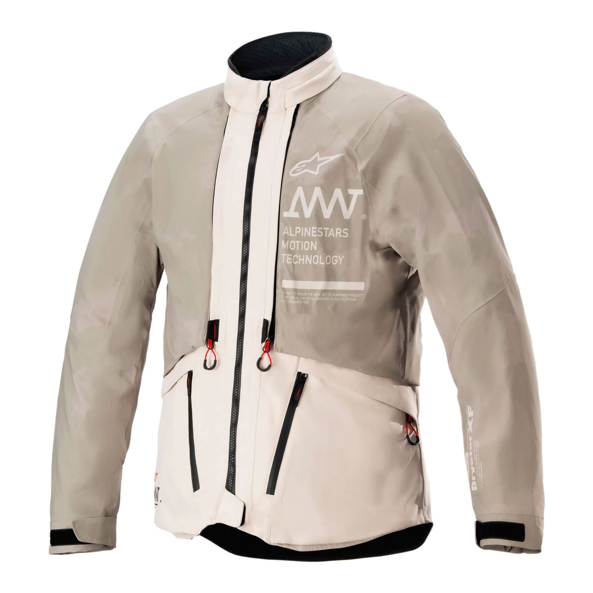 GARAJJ Alpinestars AMT-10LAB Drystar XF Korumalı Motosiklet Montu Gri / Siyah