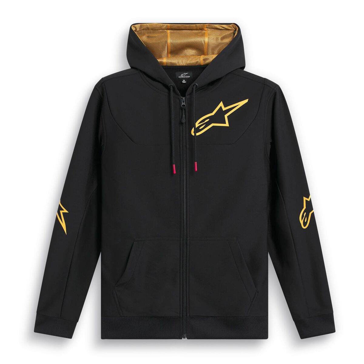 Alpinestars Sessions V3 Hoodie Kapüşonlu Sweatshirt Siyah / Altın