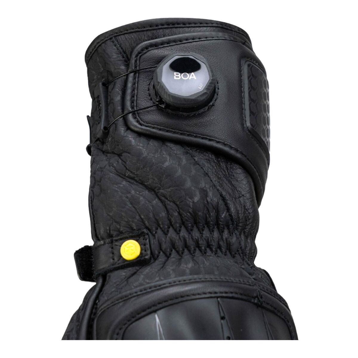 Knox Handroid MK5 Protective Leather Motorcycle Glove Black