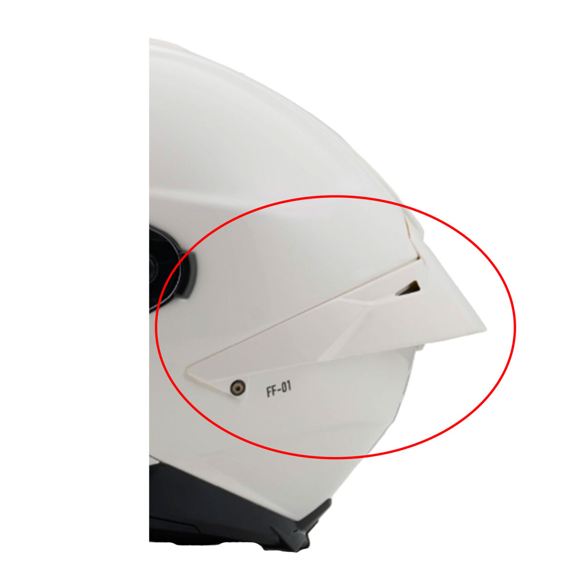 Blauer FF01 برای یدکی Spoiler سفید