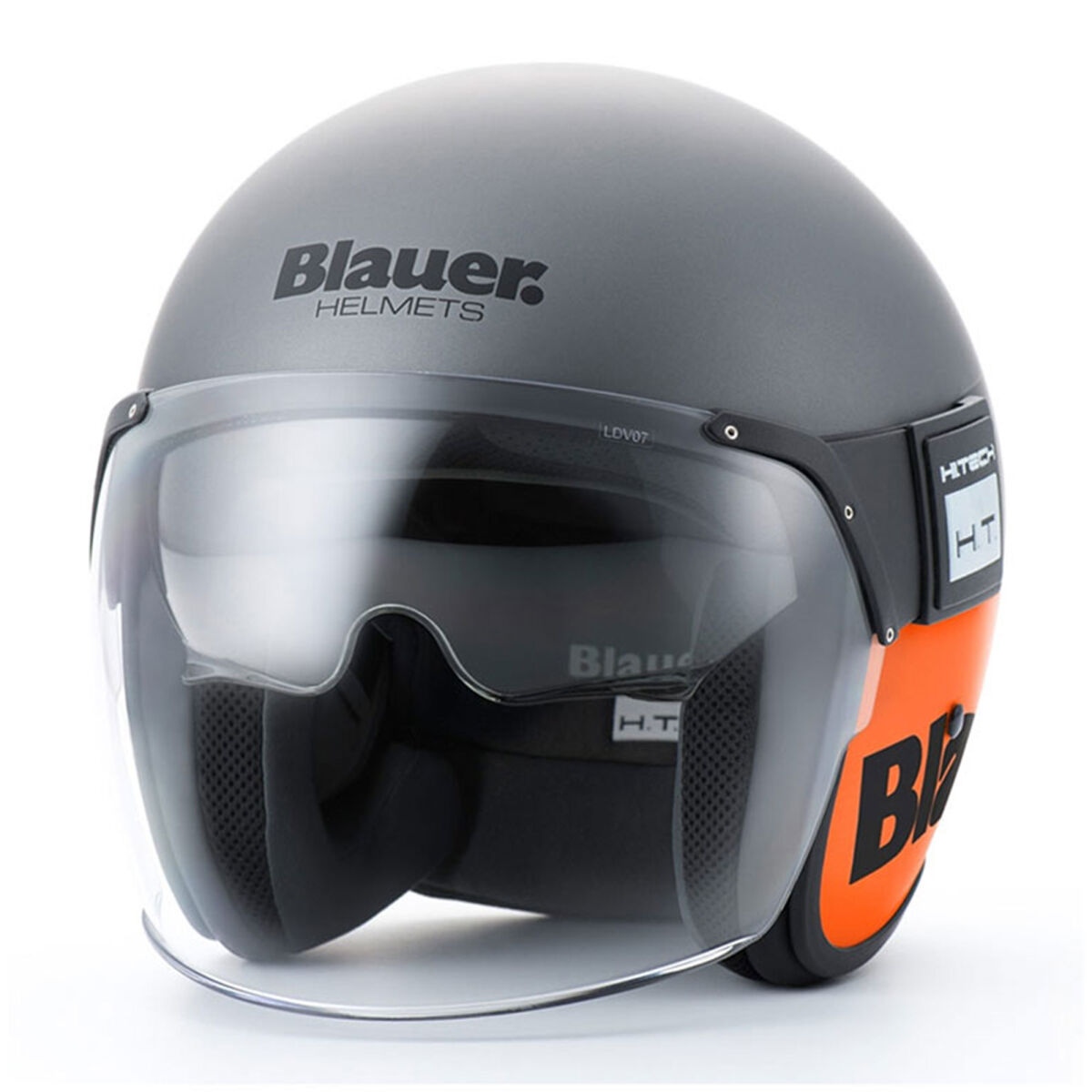Blauer Pod 06 Light Motorcycle Helmet Titanyum / Orange