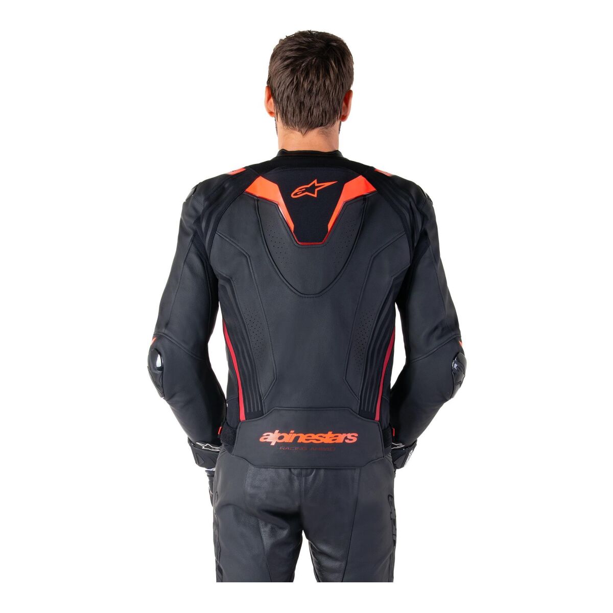 Alpinestars Missile V3 Ignition Deri Korumalı Motosiklet Montu Siyah / Kırmızı