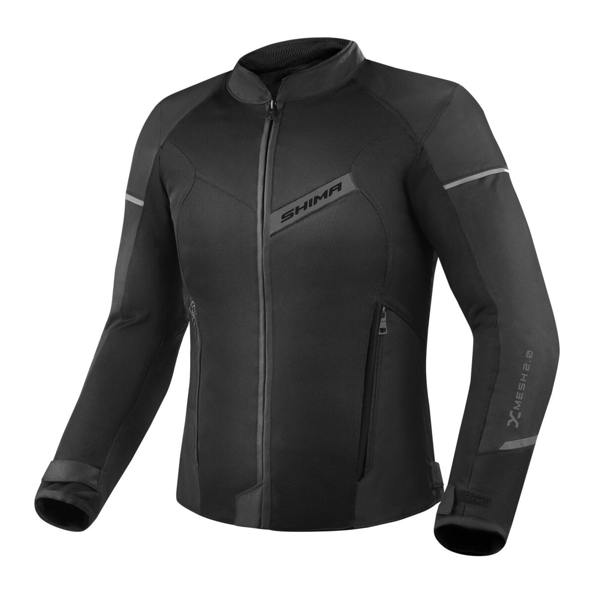 Shima X-Mesh Korumalı Yazlık Motosiklet Montu Siyah