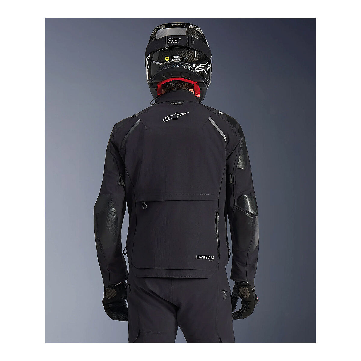 کاپشن موتورسیکلت Alpinestars Andes PRO DS XF محافظ‌دار مشکی / خاکستری