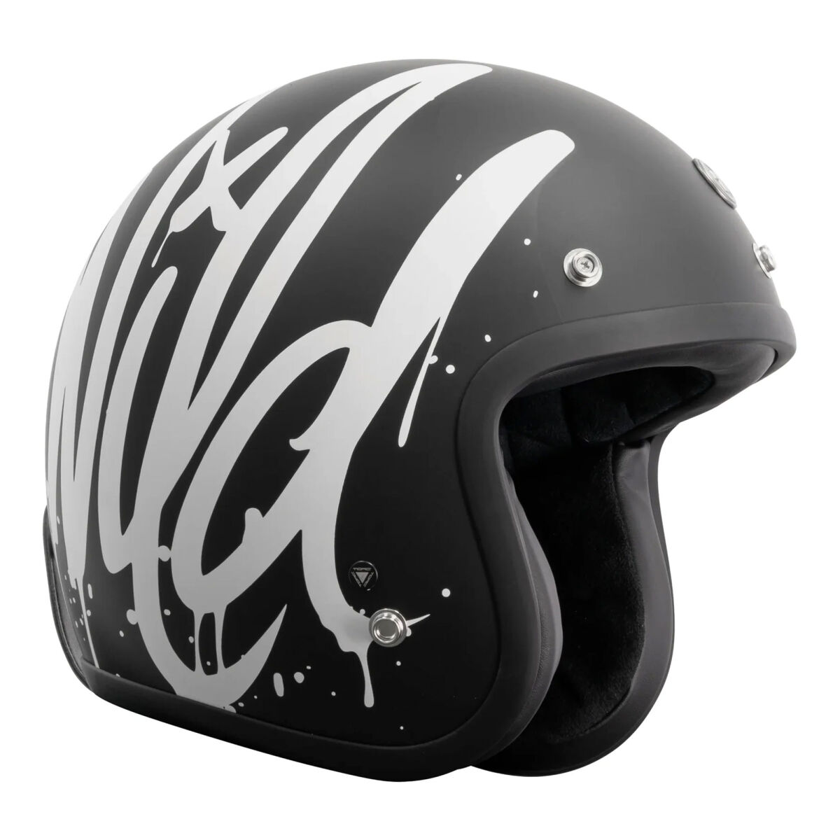 Torc T-50 Del Mar Wild One Light Motorcycle Helmet Matte Black / Grey