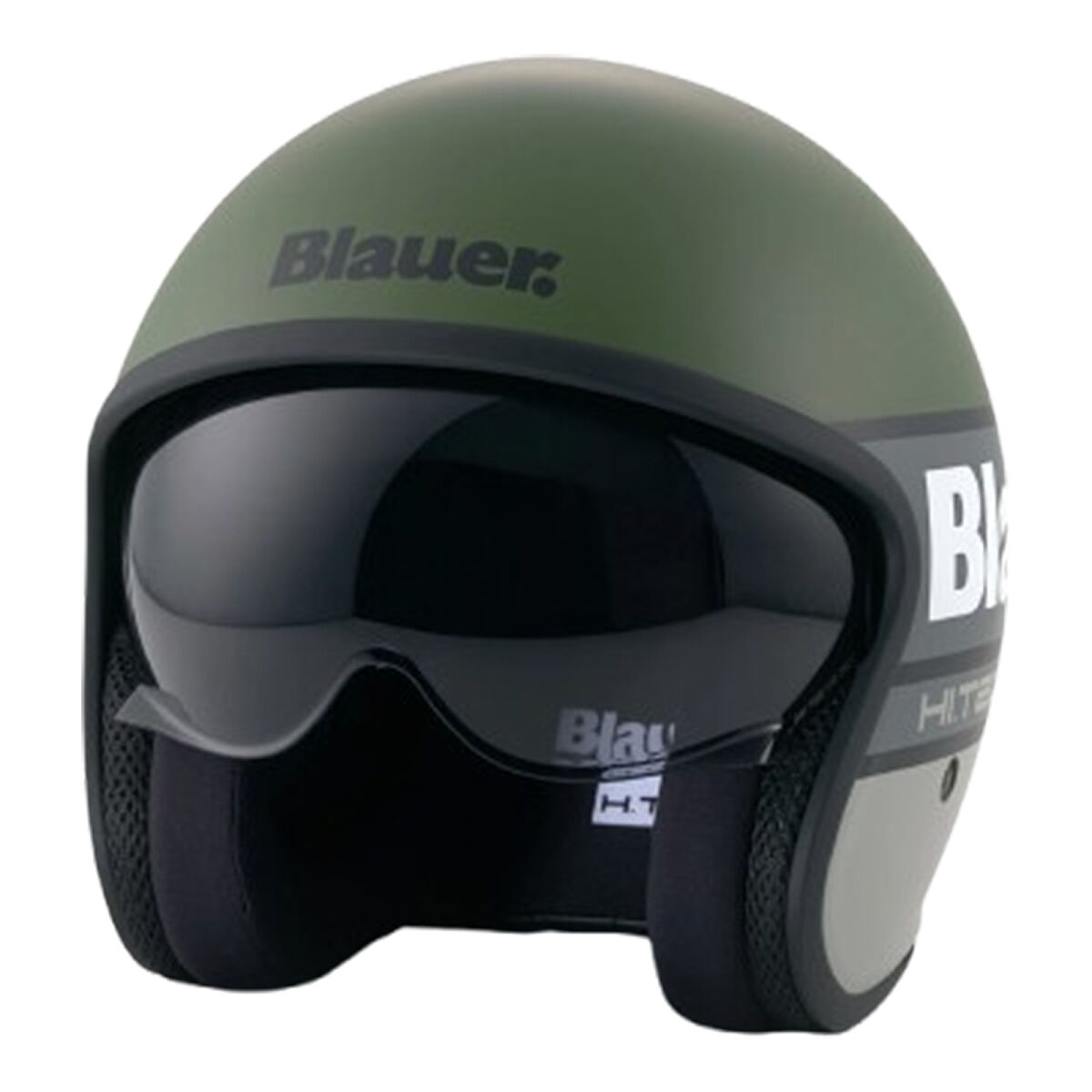 Blauer Pilot 4.0 Light Motorcycle Helmet YeşIl / Grey