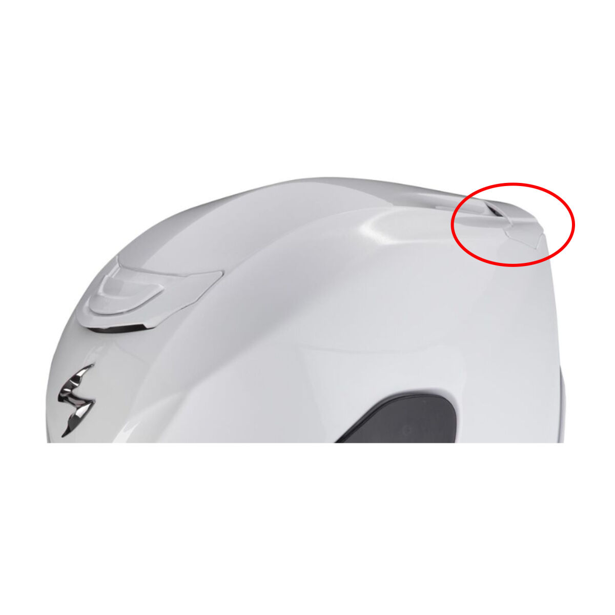 Scorpion EXO 391 Arka Havalandırma Beyaz
