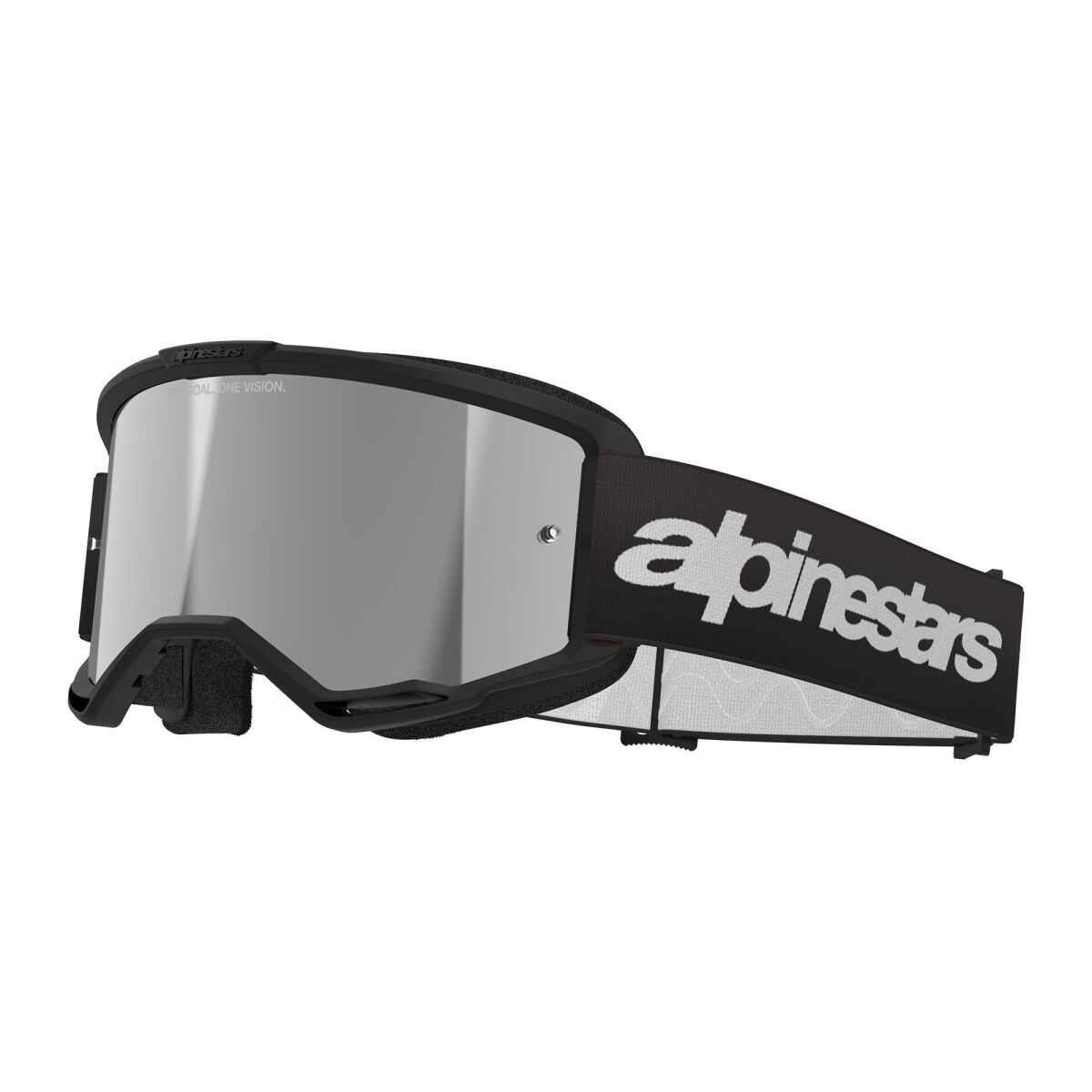 Alpinestars Vision 3 Wordmark Goggle Kross Gözlüğü Siyah / Gümüş