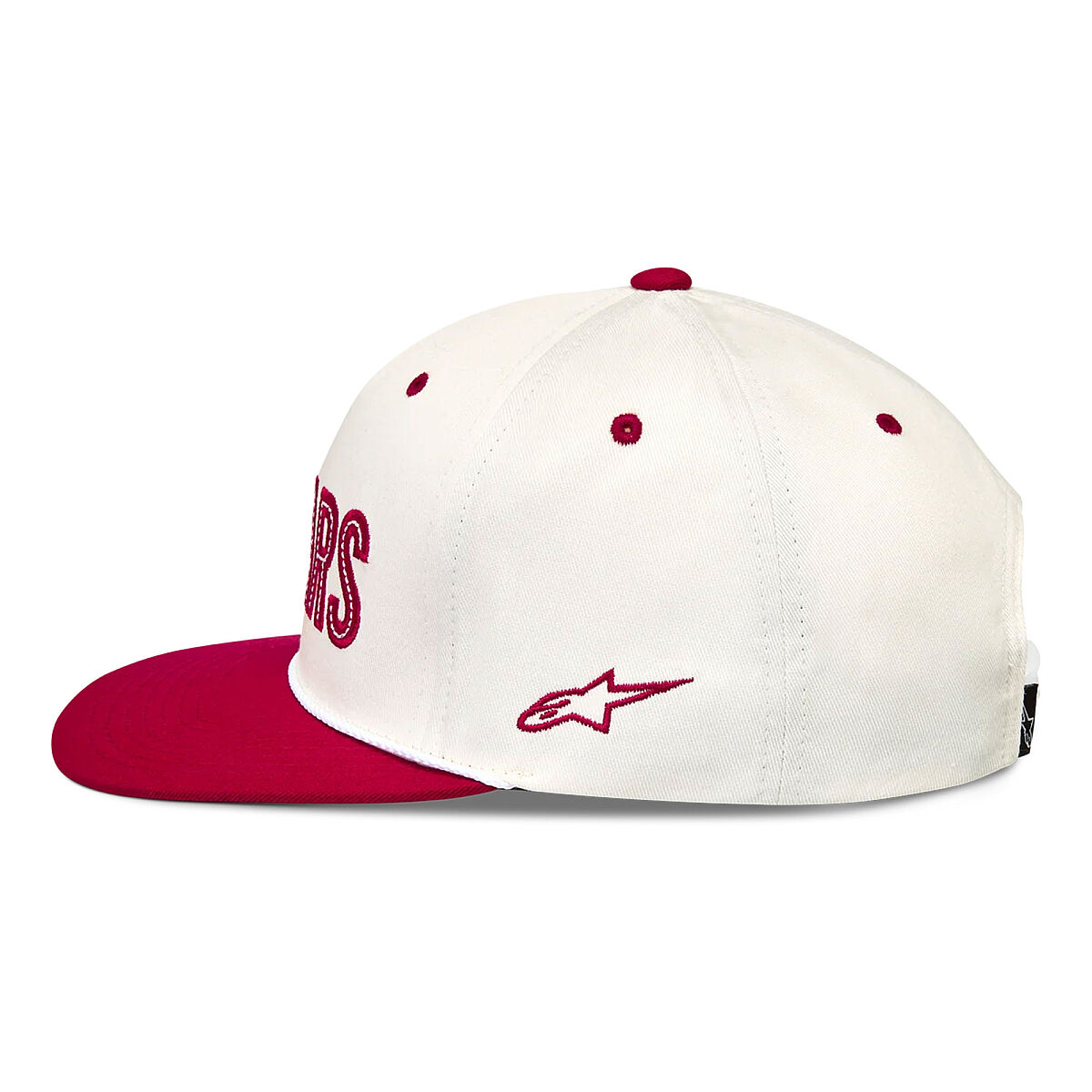 Alpinestars Stadium Snapback Şapka Beyaz / Kırmızı