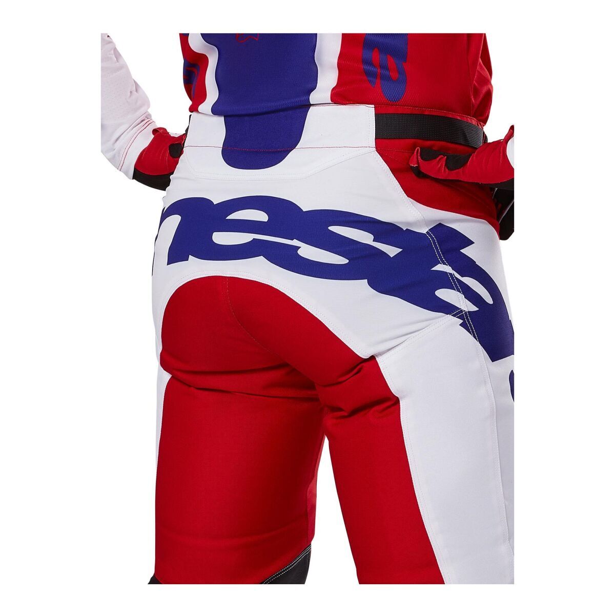 Alpinestars Racer Veil Kros Motorcycle Pants Red / White