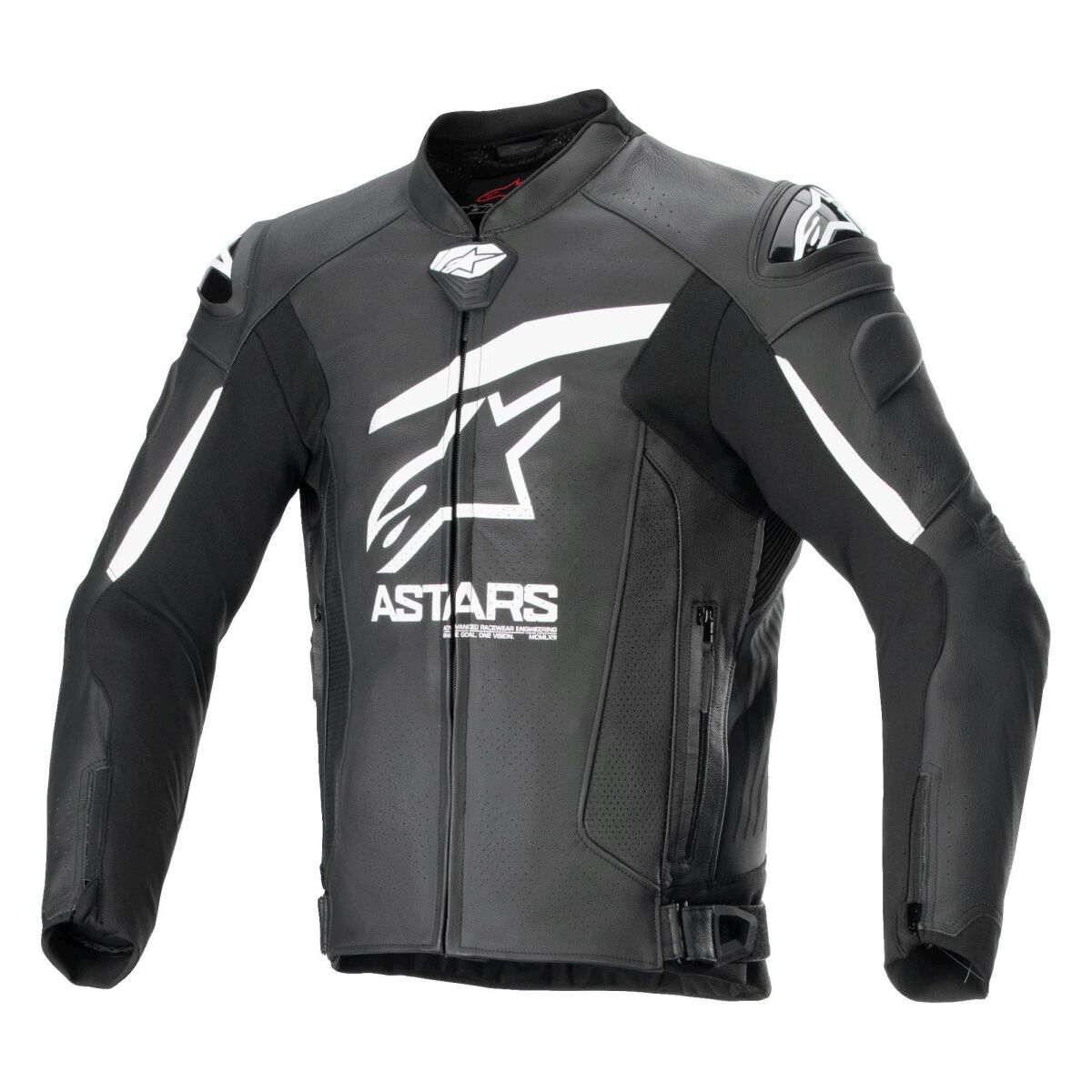 کاپشن موتورسیکلت Alpinestars GP Plus R V4 Airflow محافظ‌دار مشکی / سفید