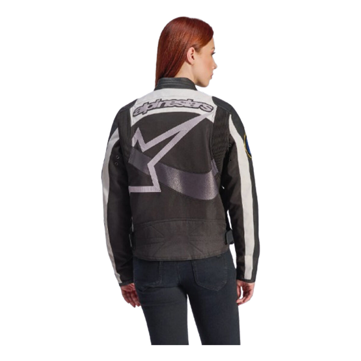 Alpinestars Idles Protective Women Motorcycle Jacket Black / White / Red