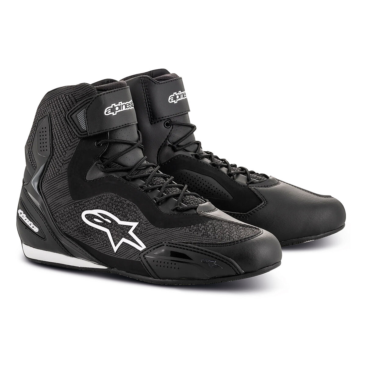 Alpinestars Faster-3 Rideknit Protective Motorcycle Boot Black