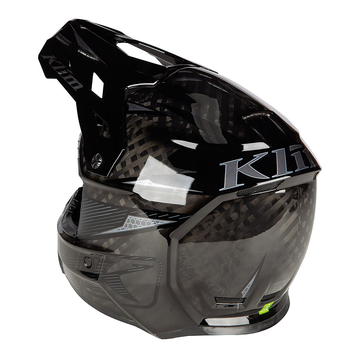 Klim F3 Striker Carbon Pro Cross Motorcycle Helmet Black