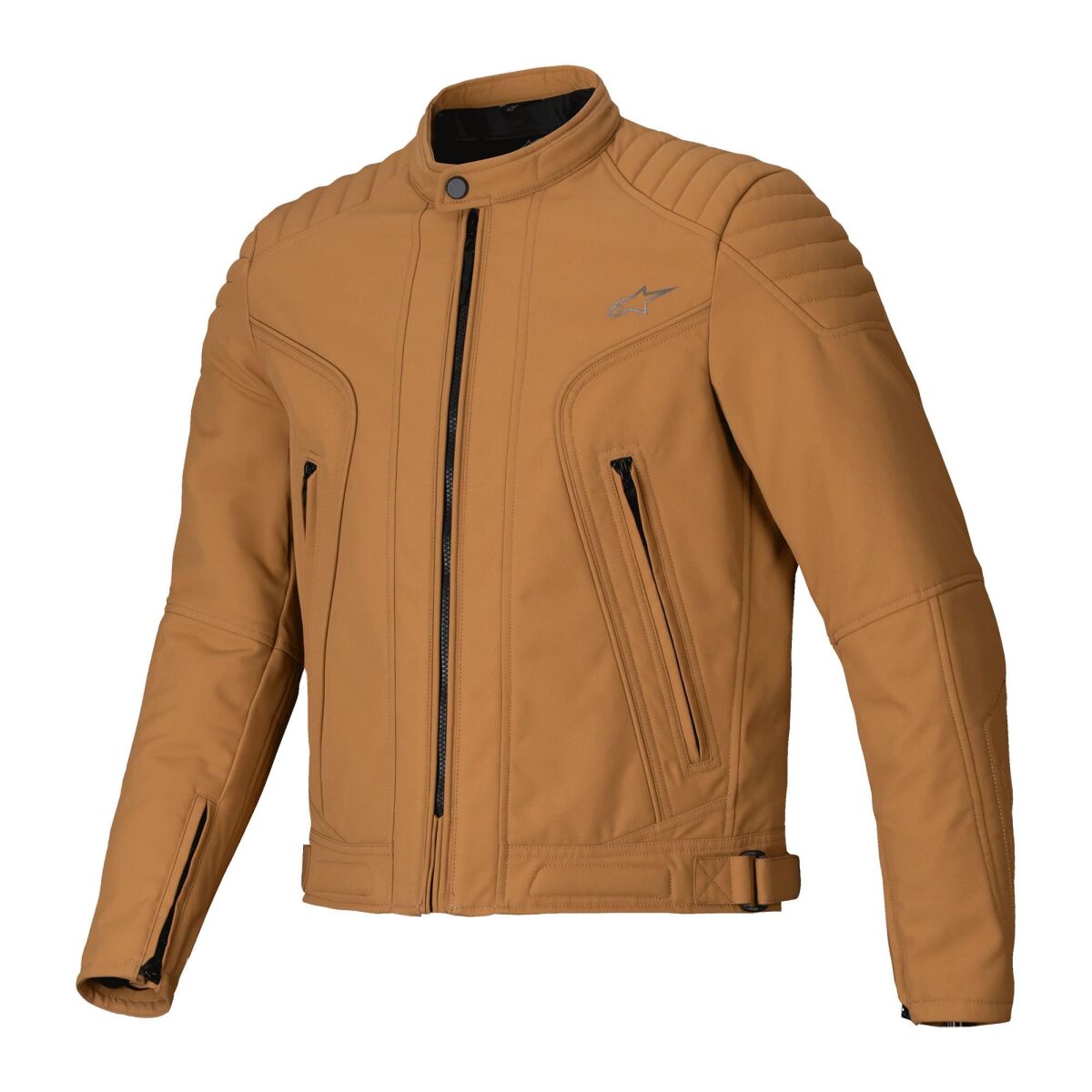 کاپشن موتورسیکلت Alpinestars Clayton WR محافظ‌دار قهوه‌ای