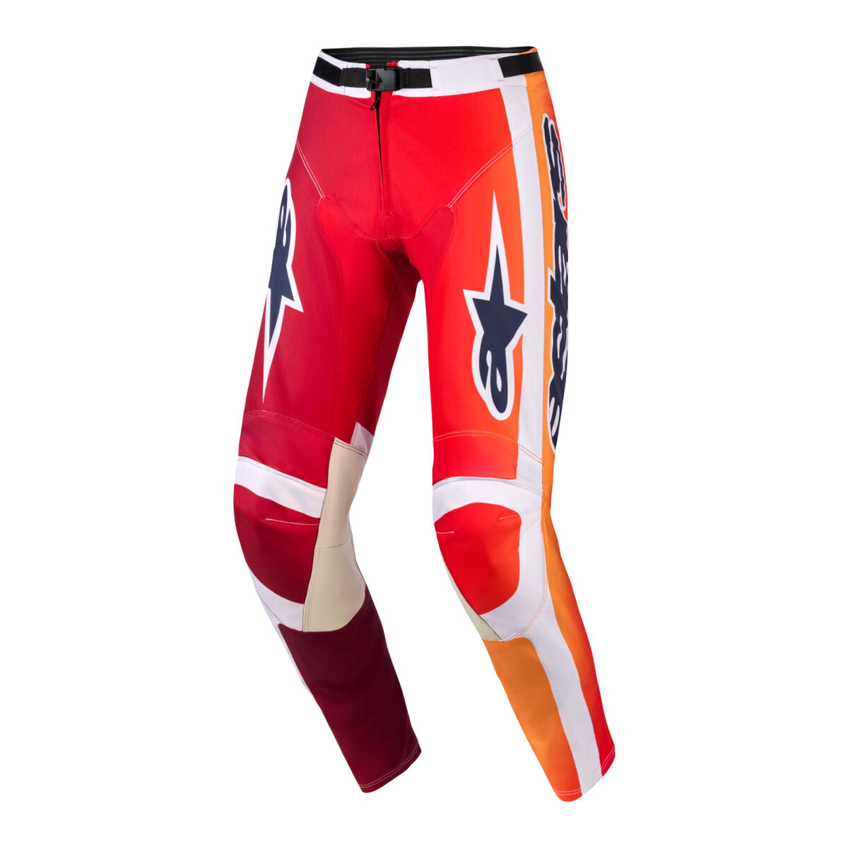 Alpinestars Racer Portl Off-Road Motosiklet Pantolonu Kırmızı / Beyaz / Siyah