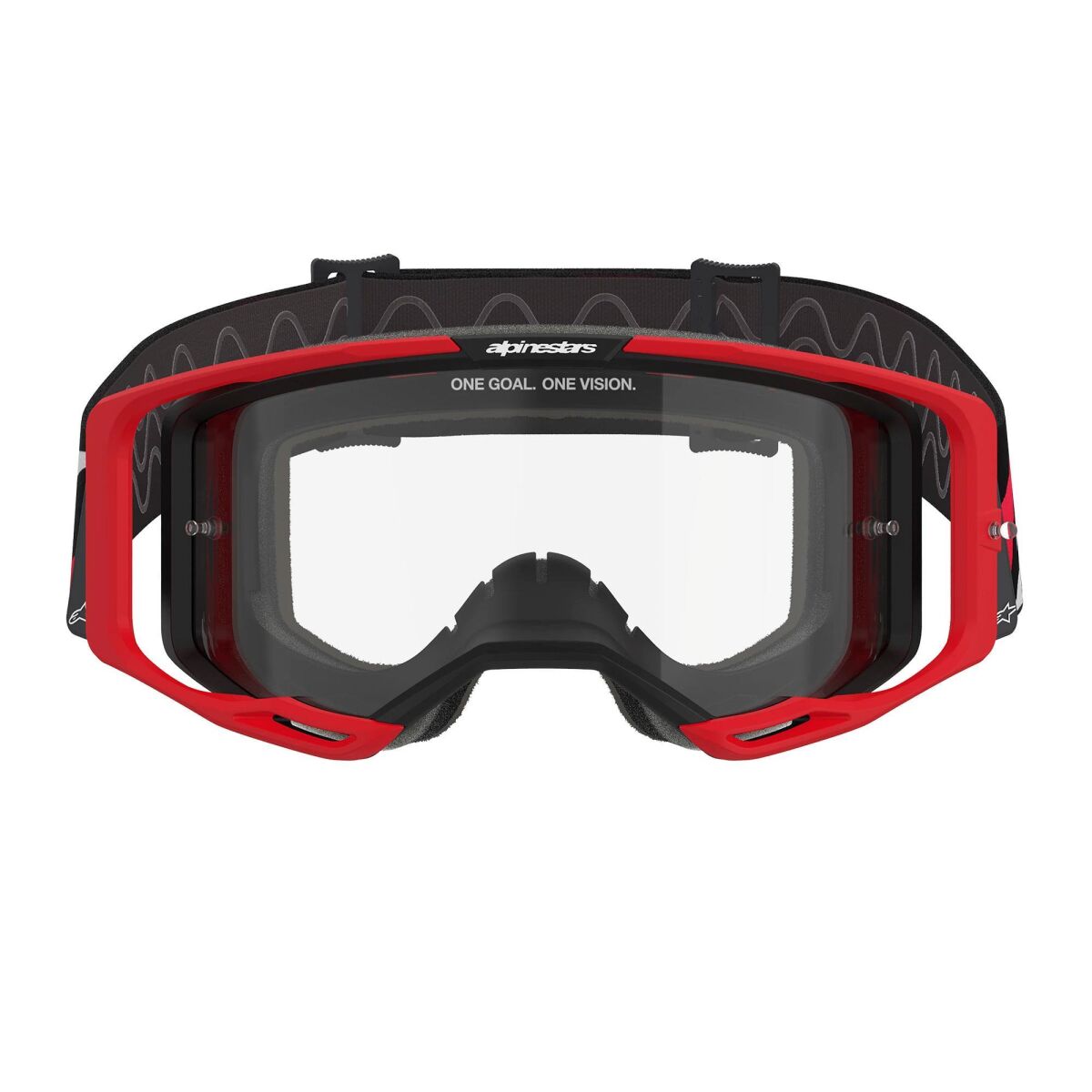 Alpinestars Vision 8 Luar Goggle Motocross Goggles Red / Black