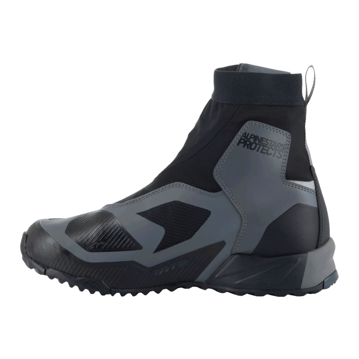 بوت موتورسیکلت Alpinestars CR-8 گورتکس محافظ‌دار مشکی / تیره خاکستری