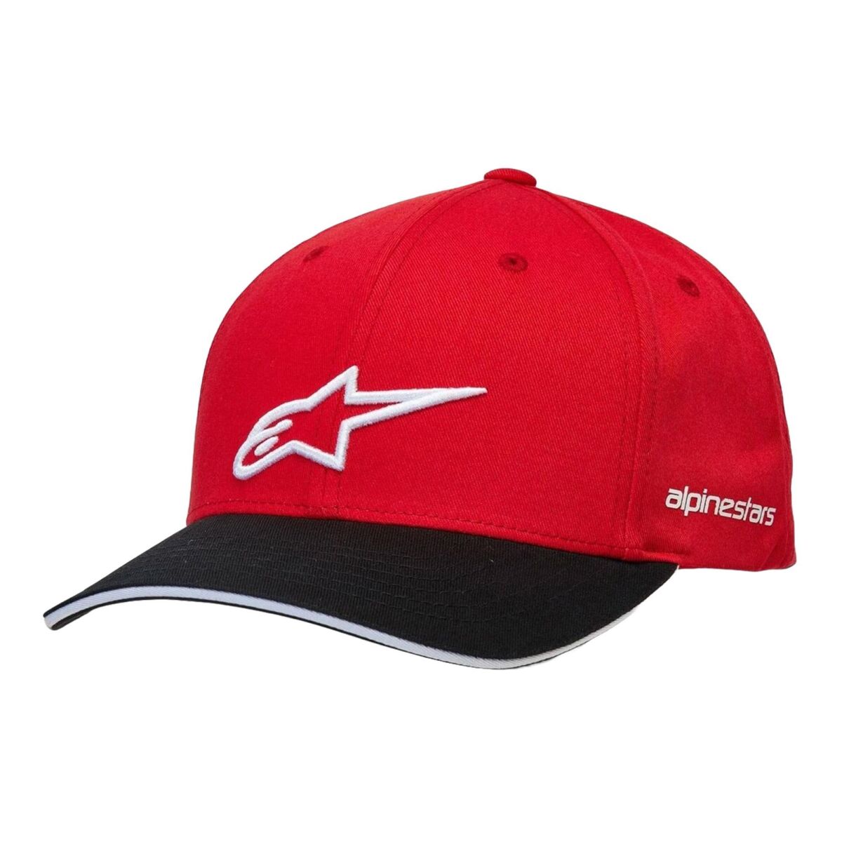 پوشاک روزمره موتور Alpinestars Rostrum کلاه کپ قرمز / مشکی