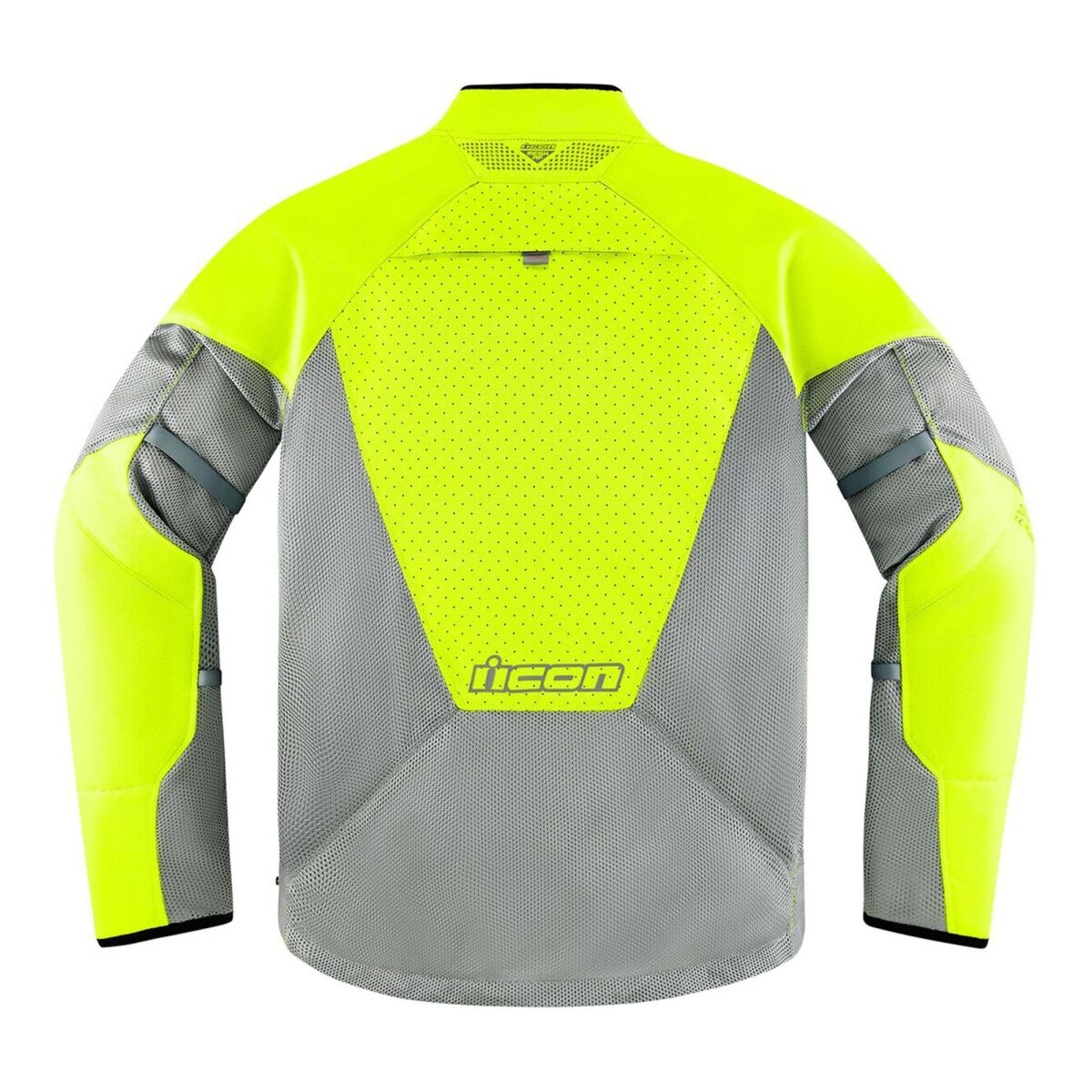 Icon Mesh AF Protective Motorcycle Jacket Grey / Yellow