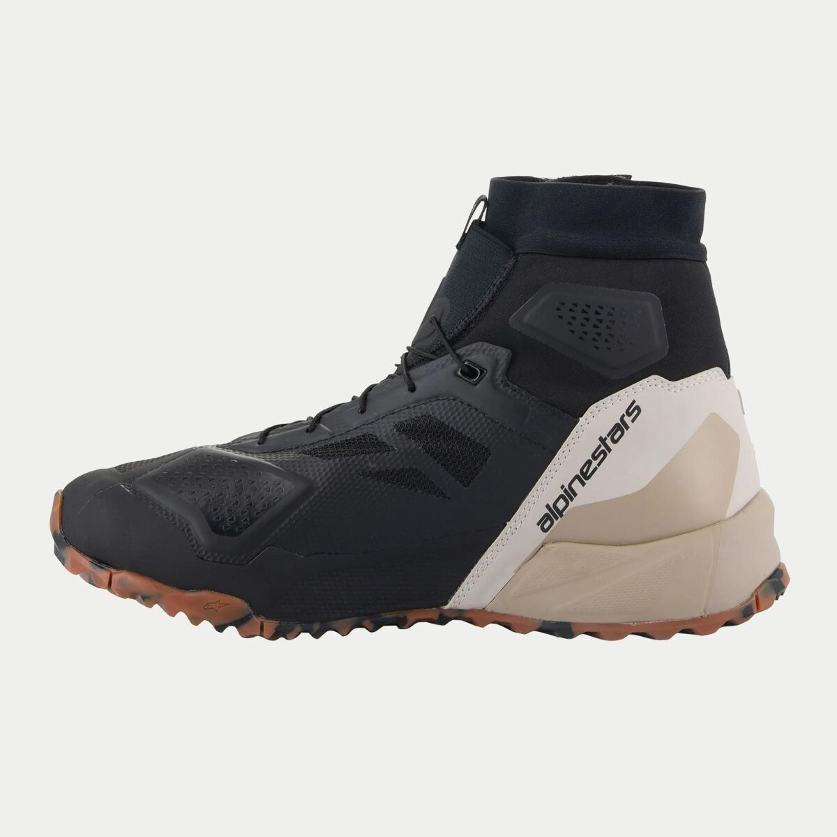 Alpinestars CR-1 Korumalı Motosiklet Botu Siyah / Gri / Kahverengi
