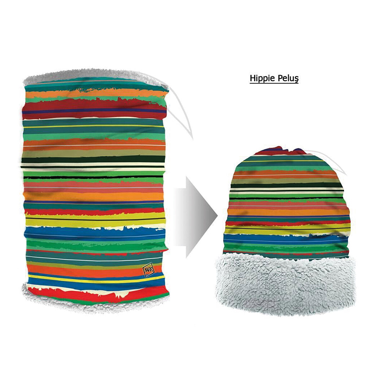Narr Hippie Peluş Neck Tube