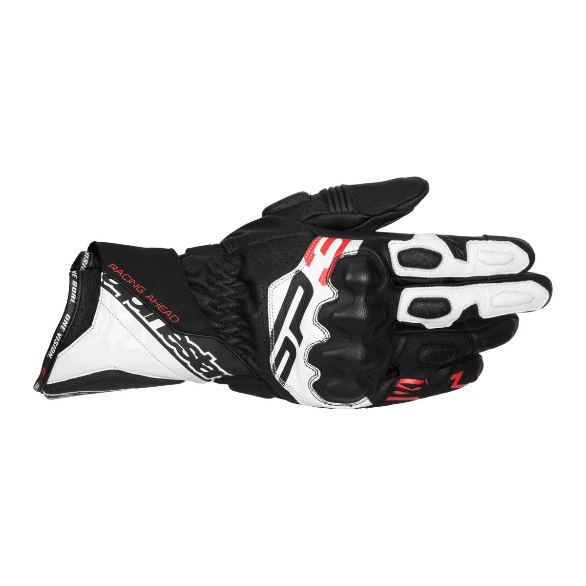 Alpinestars SP-3 Korumalı Motosiklet Eldiveni Siyah / Beyaz