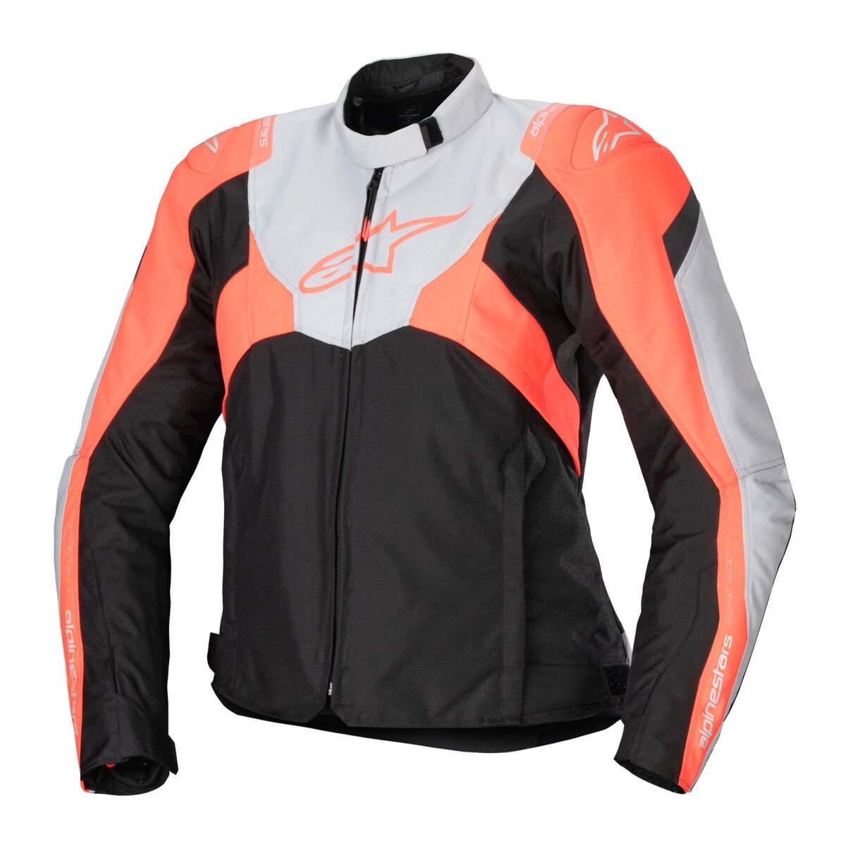 Alpinestars Honda Stella T-Jaws Korumalı Kadın Motosiklet Montu Siyah / Kırmızı / Beyaz