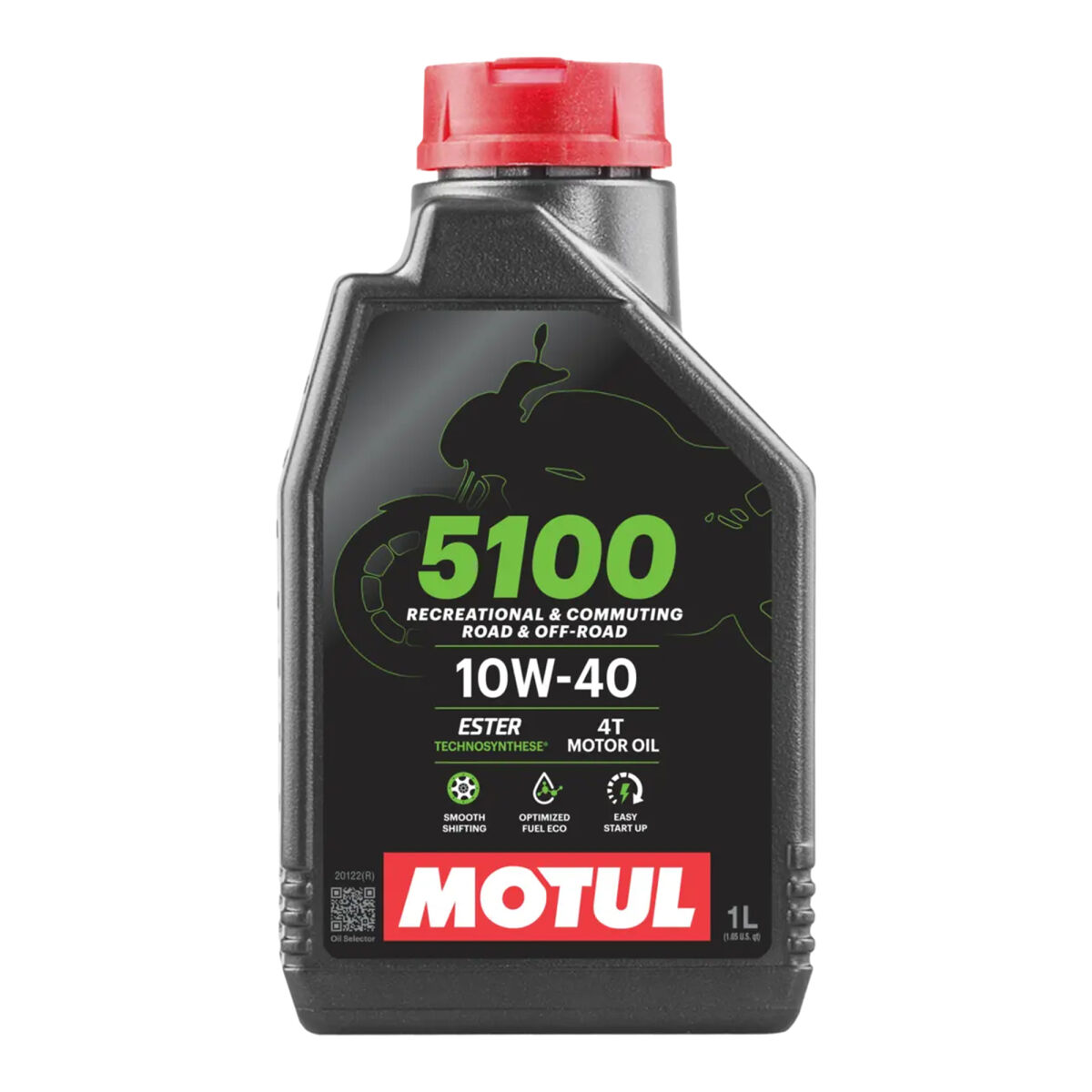 قطعات موتورسیکلت Motul 5100 10W-40 4T Motor روغن 1LT