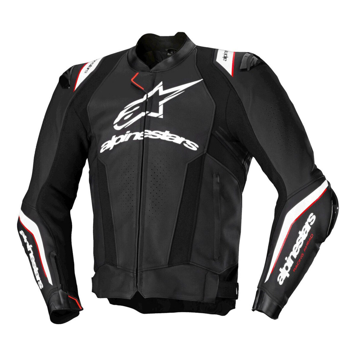 کاپشن موتورسیکلت Alpinestars Missile V3 Ignition چرمی محافظ‌دار مشکی / سفید