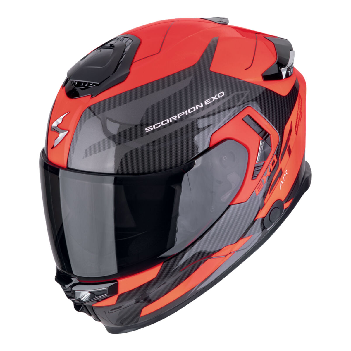 کلاه ایمنی موتورسیکلت Scorpion Apex GT-SP Air کربن Asphalt تمام‌صورت مشکی / آبی