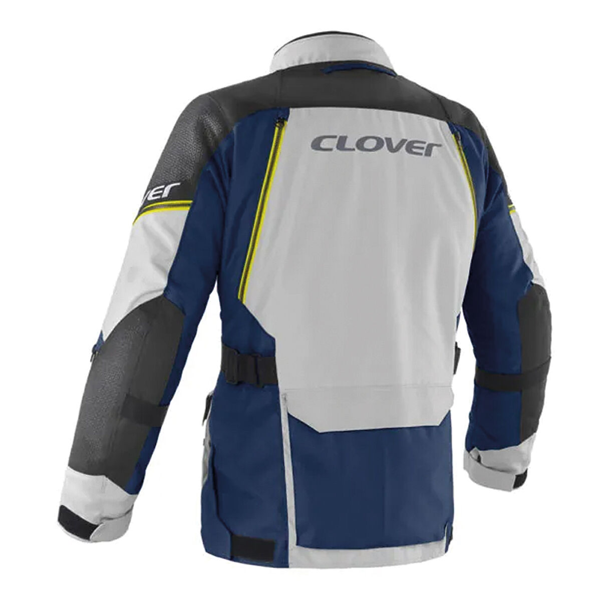 Clover Outland-3 WP Protective Motorcycle Jacket Blue / Grey
