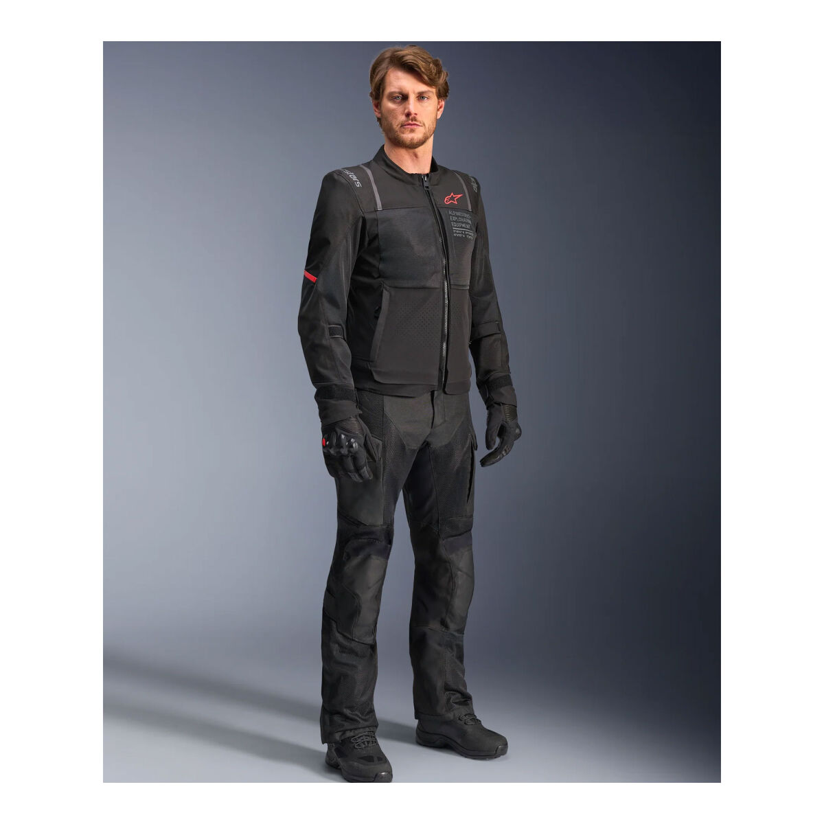 Alpinestars ST-2 Air Korumalı Motosiklet Montu Siyah