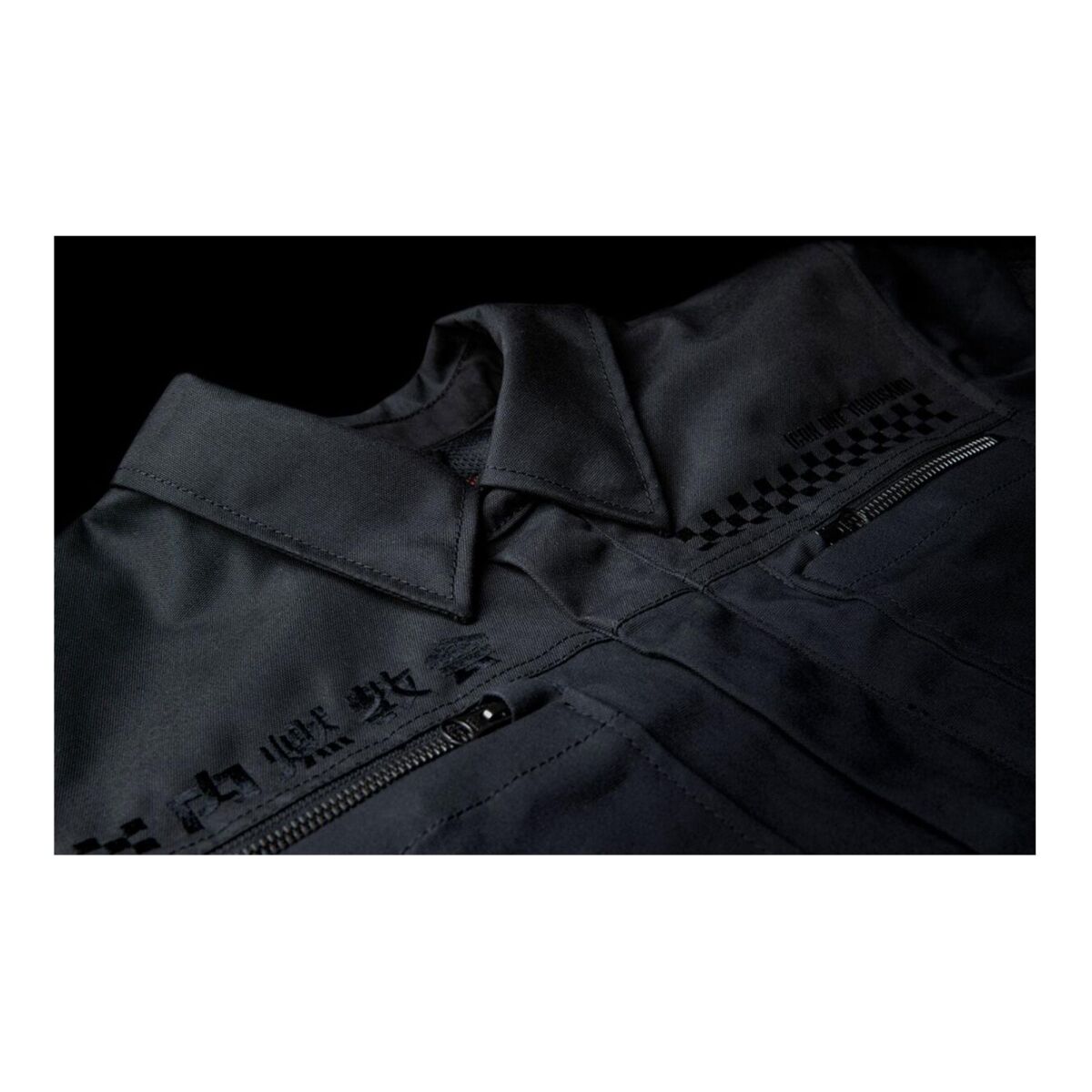 Icon Upstate Canvas National Protective Motorcycle Jacket Black