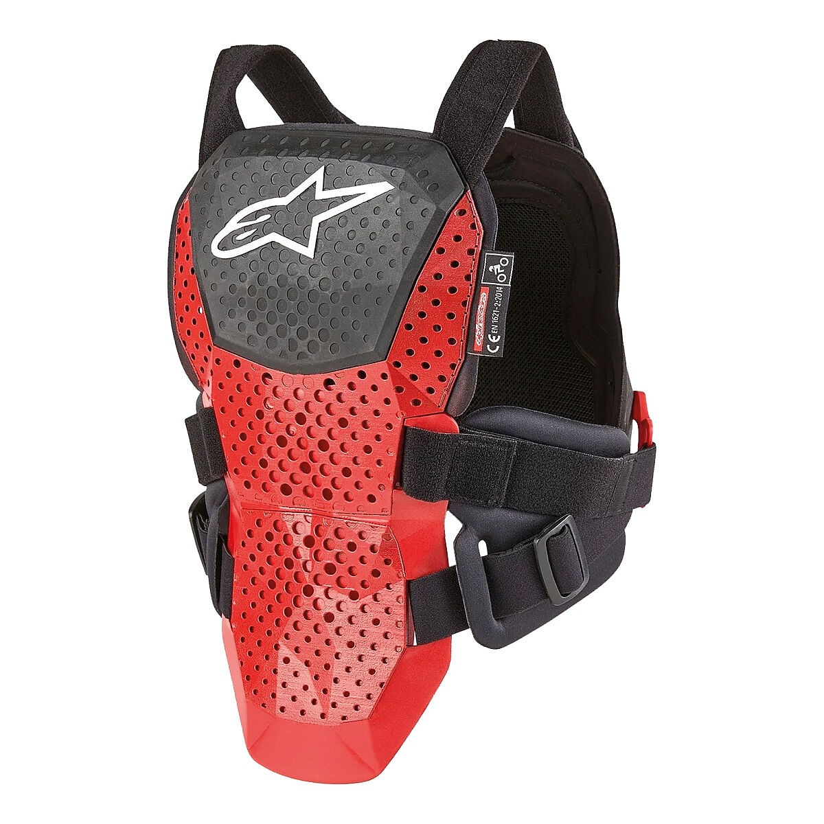 تجهیزات آفرود Alpinestars Bionic Tech Youth (نوجوان) Body محافظ (Tam بدنه محافظ) مشکی / سفید / قرمز