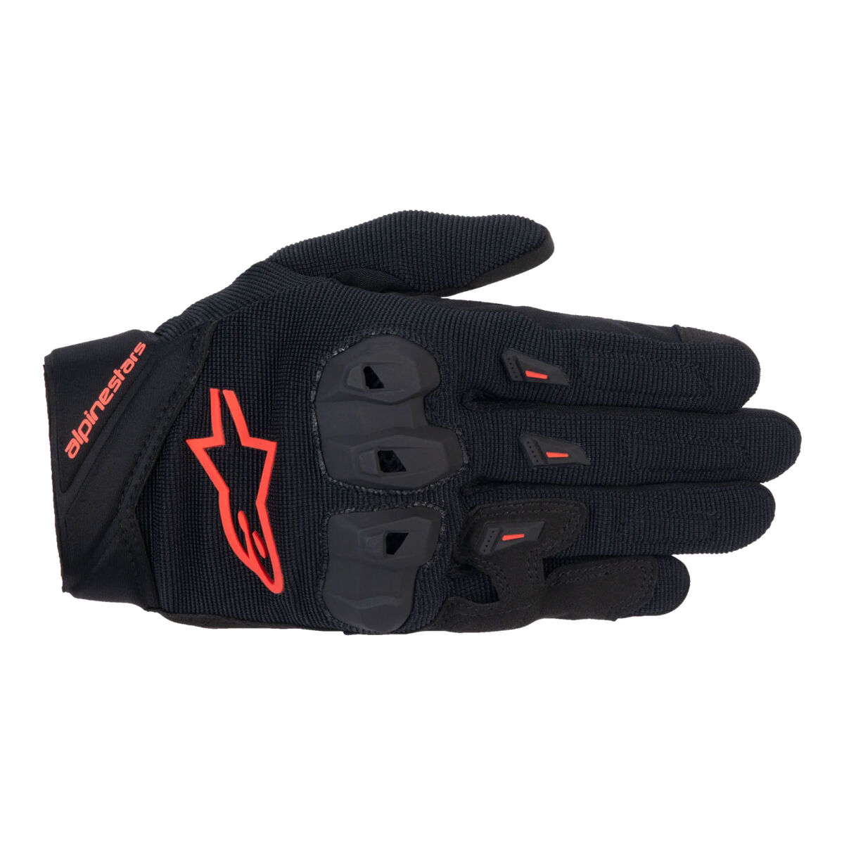 Alpinestars Stella SP X 1 Korumalı Kadın Motosiklet Eldiveni Siyah / Kırmızı