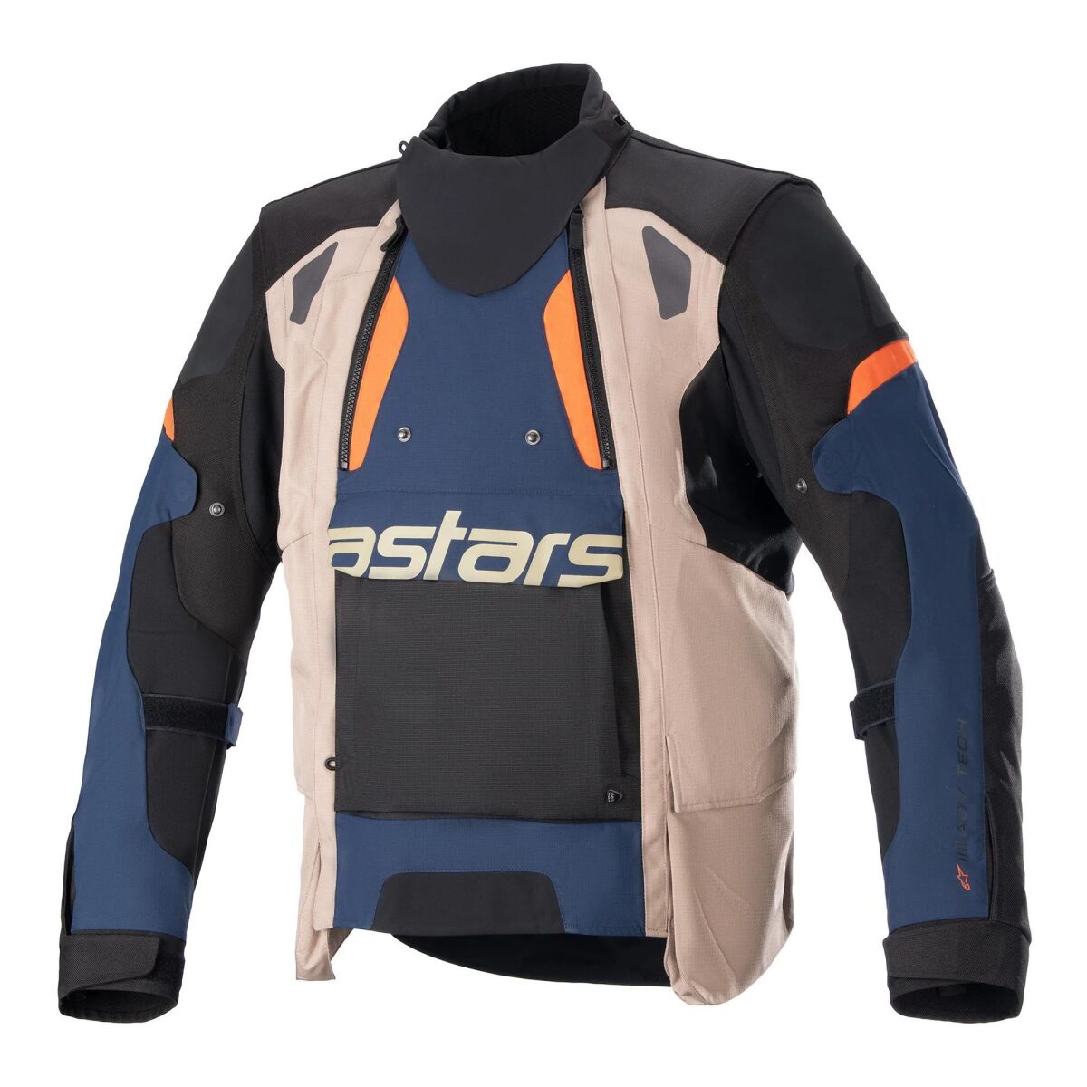 کاپشن موتورسیکلت Alpinestars Halo Drystar محافظ‌دار سرمه‌ای