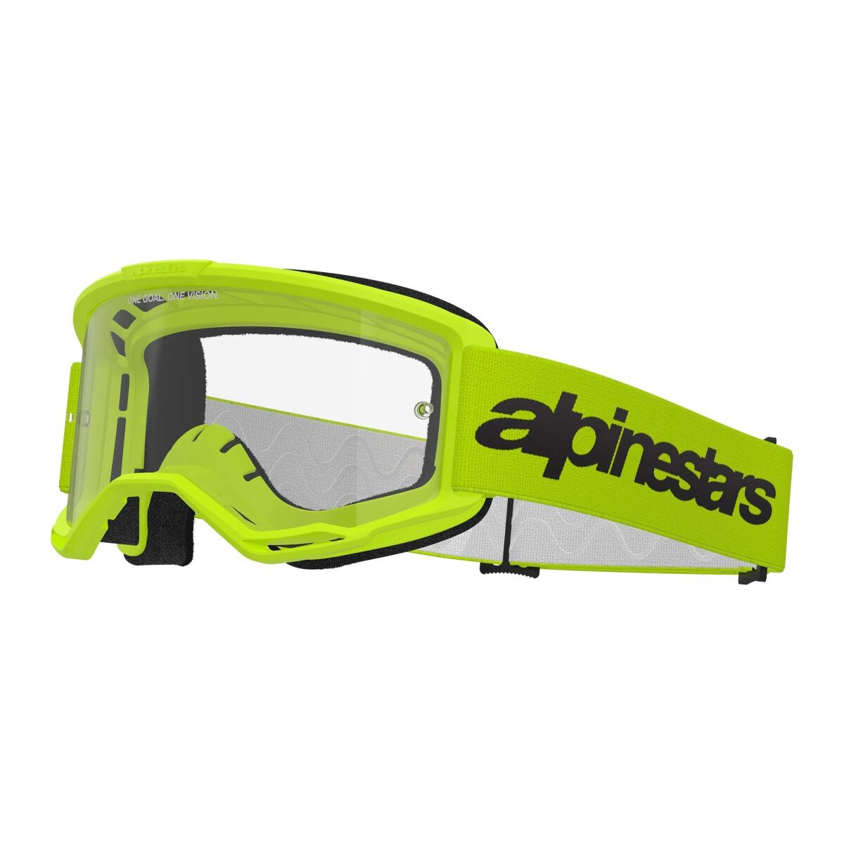 Alpinestars Vision 3 Wordmark Goggle Motocross Goggles Yellow