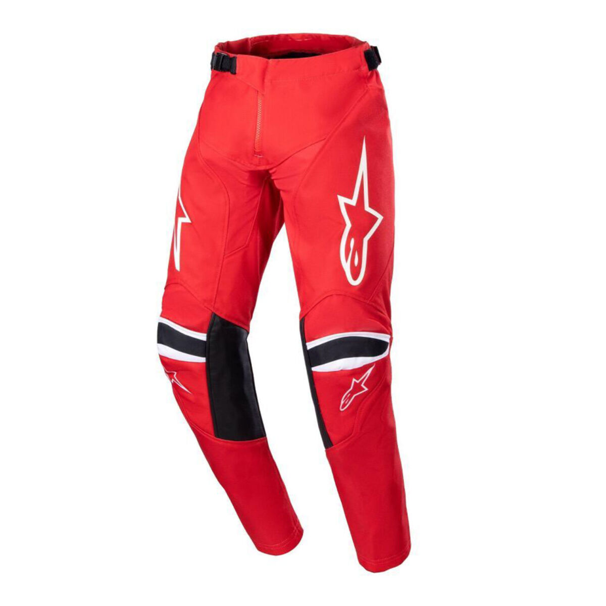Alpinestars Youth Racer Narin Genç Kros Motosiklet Pantolonu Kırmızı / Beyaz