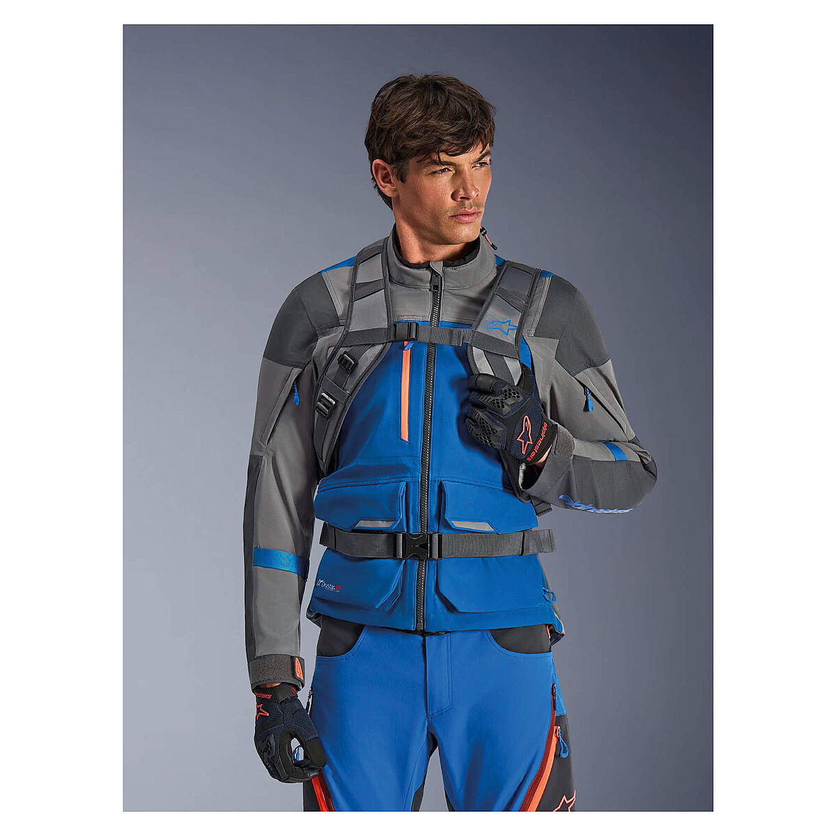 Alpinestars AT-15 Sırt Çantası Gri / Mavi