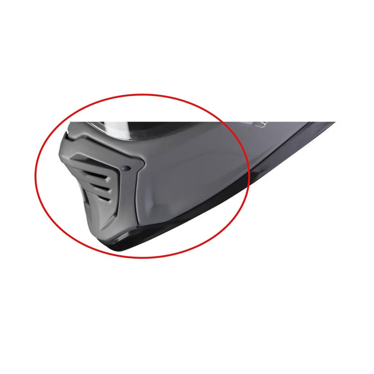 Scorpion EXO HX1 Çene Havalandırma Mat Beton Grisi