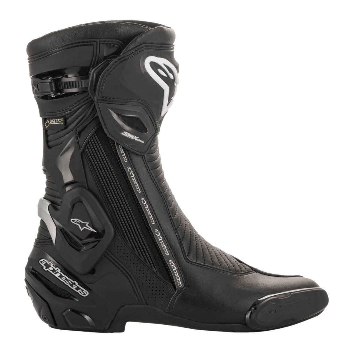 Alpinestars SMX Plus V2 Gore-Tex Protective Motorcycle Boot Black / Silver