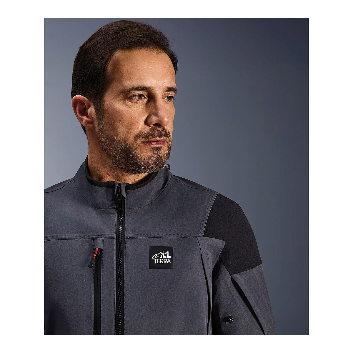 Alpinestars Maxdura DS XF Korumalı Motosiklet Montu Koyu Gri / Siyah