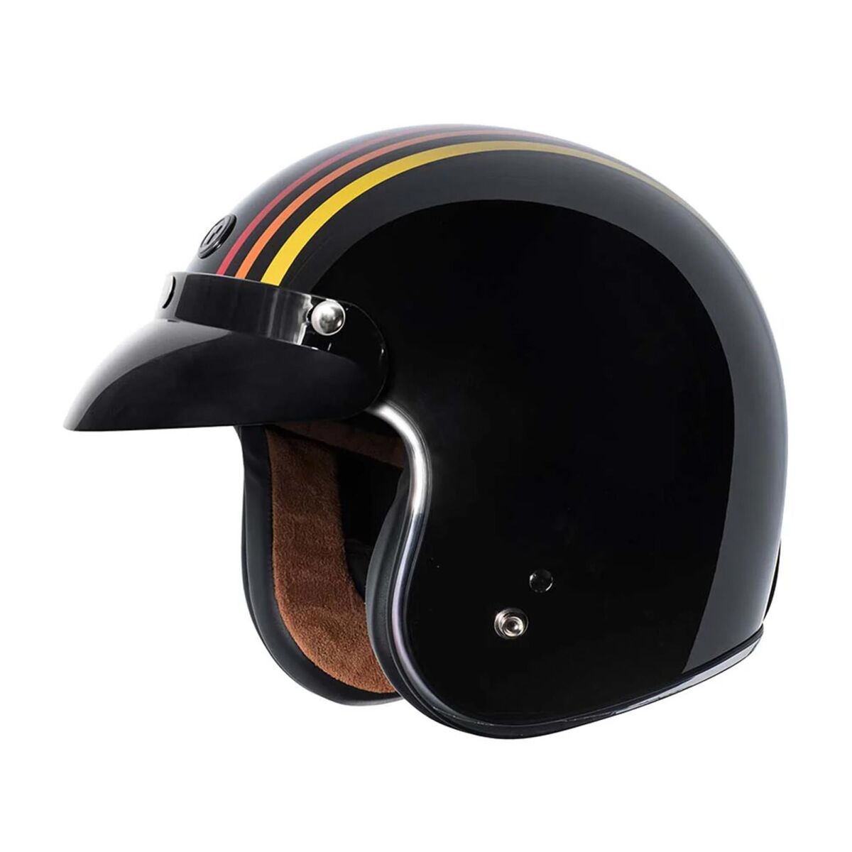 Torc T-50 Del Mar 1978 Light Motorcycle Helmet Black