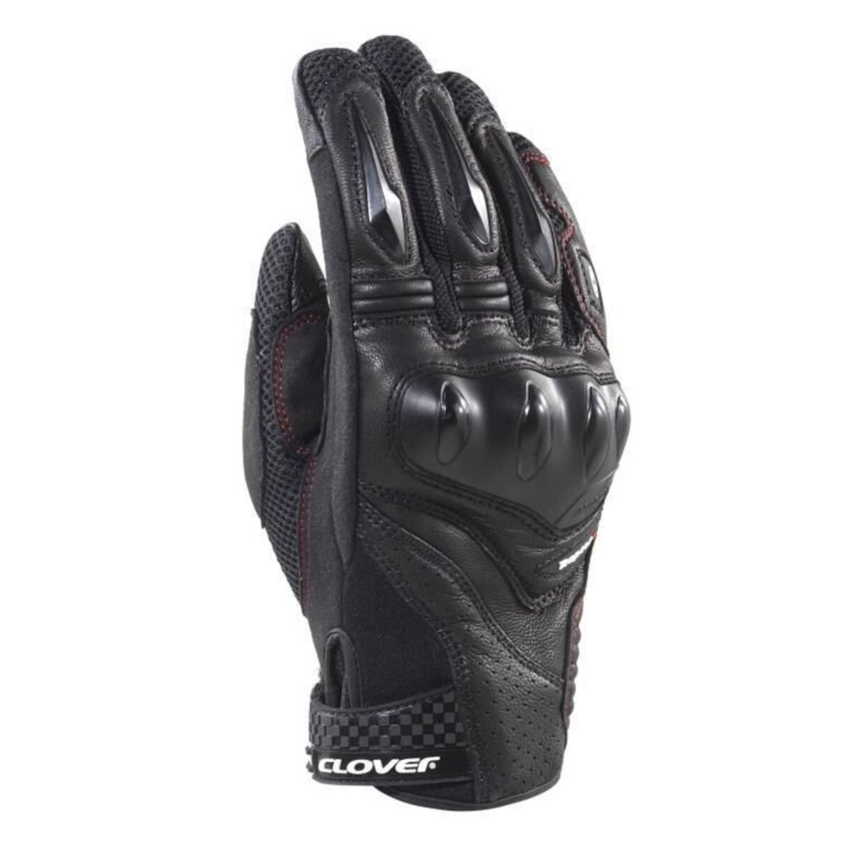 Clover Raptor-3 Protective Motorcycle Glove Black